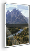 Deluxe Acrylic Standoff Wall Frame, Clear (24' x 36')