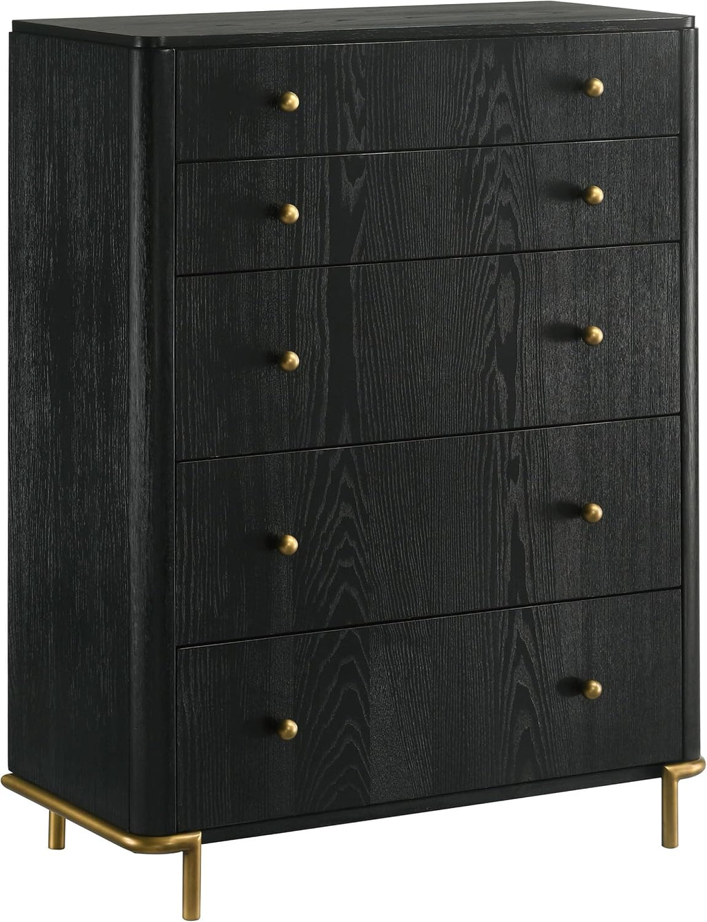 Black and Grey 5 King Bedroom Set