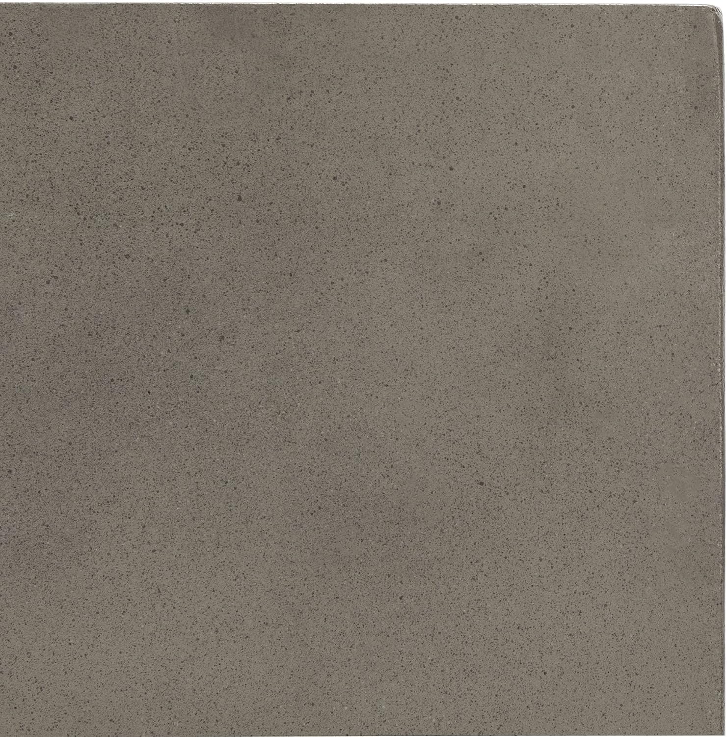 SAFAVIEH Outdoor Collection Mazza Modern Dark Grey Concrete Accent Table (Fully Assembled)