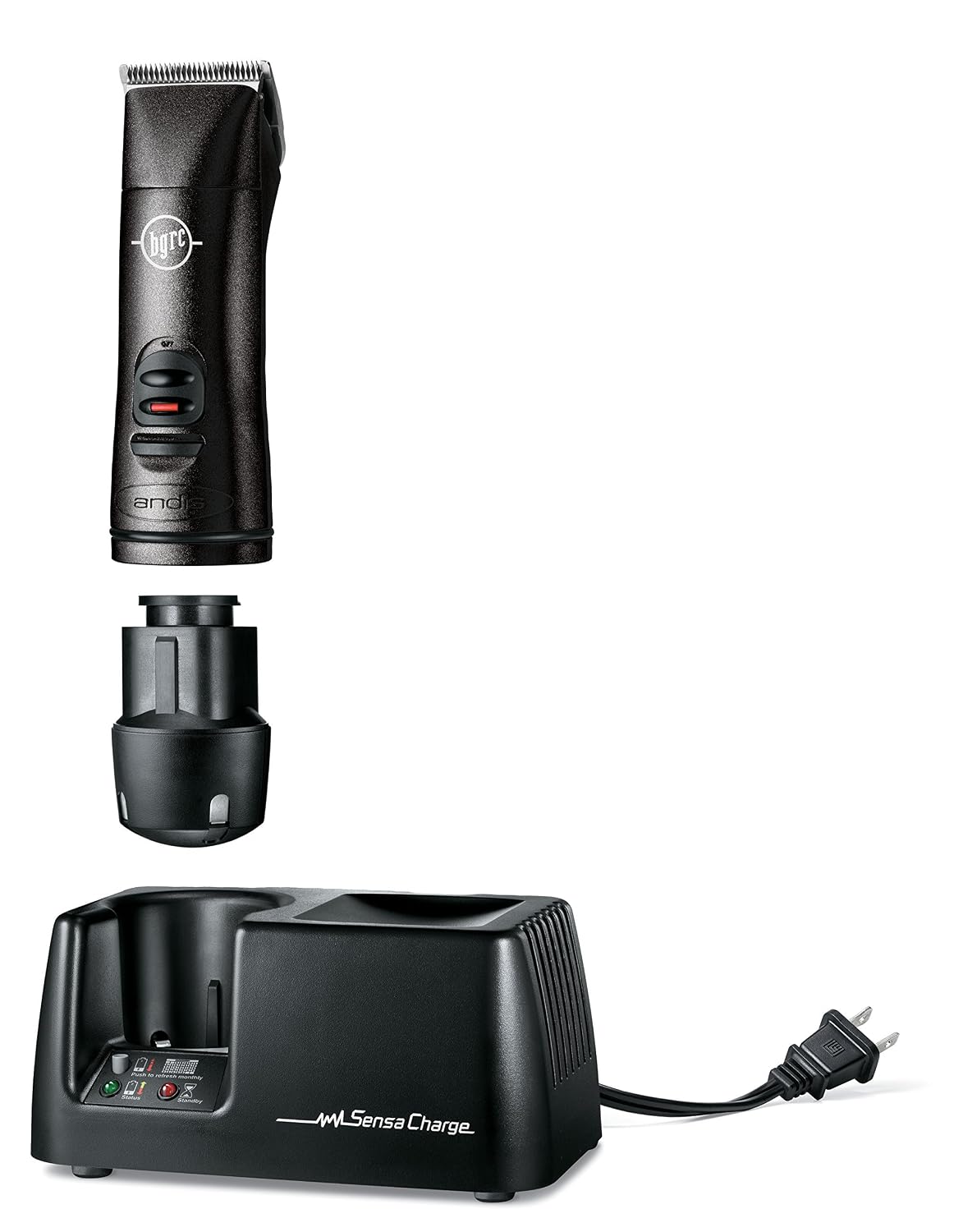 Andis 63700 BGRC Hair Clipper with Detachable Blade, Black Matte