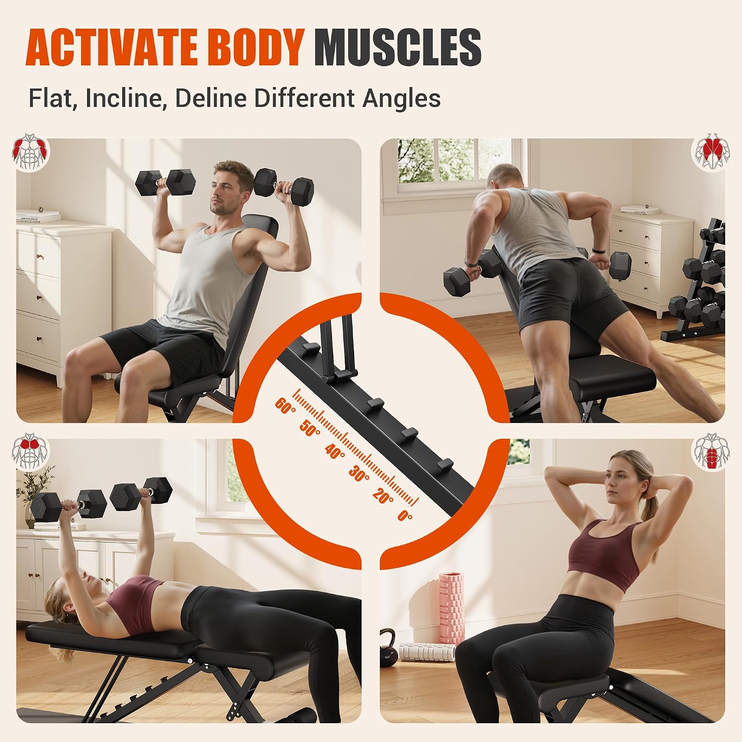 Dumbbell Sets with Rack, Rubber Hex Dumbbells, 160/220/280/360/450/550LBS, Hand Weights with Chrome Handle for Strength Training