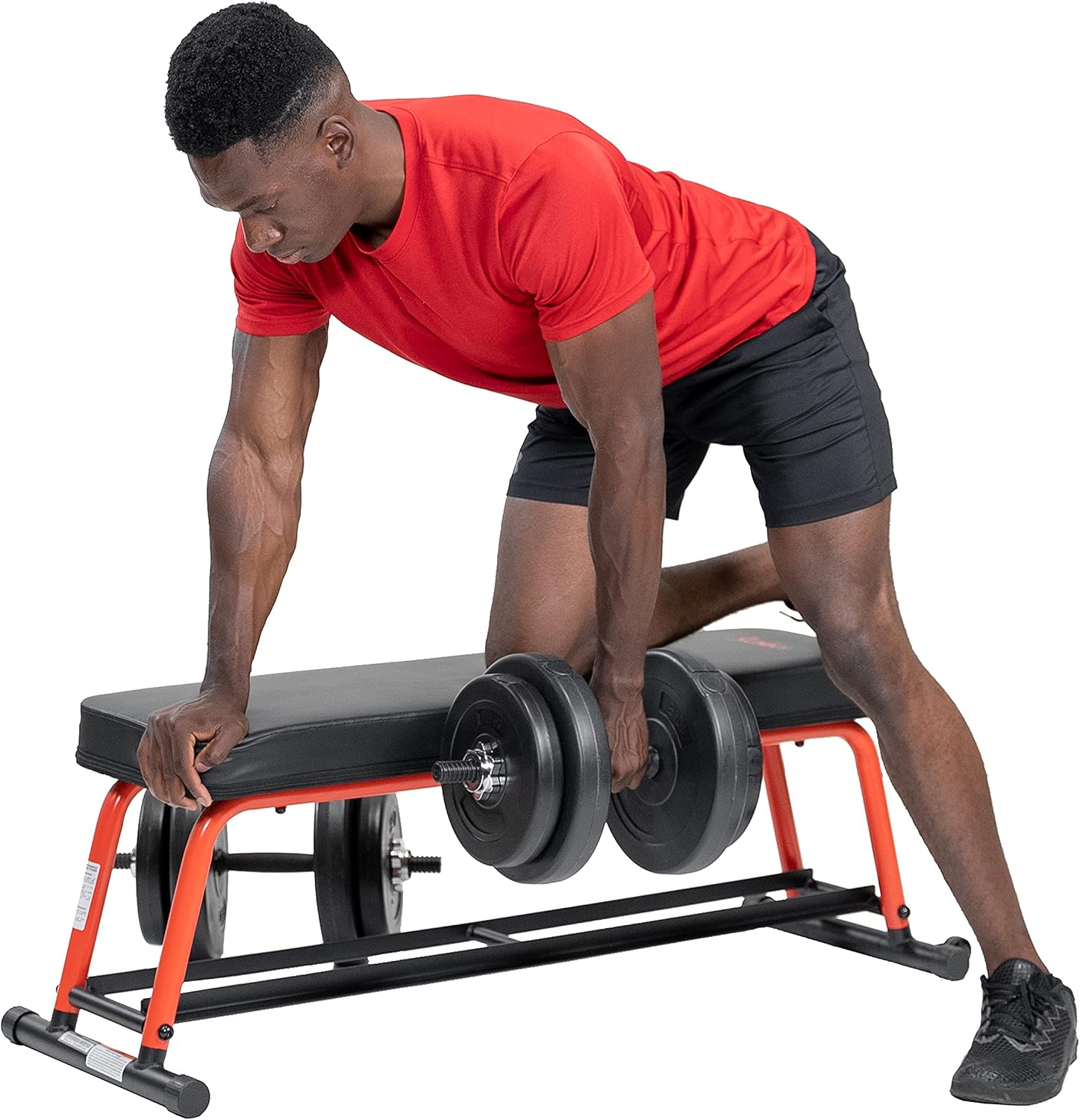 Sunny Health & Fitness Weight Bench for Heavy Duty Workouts, Exercise, Strength Training, Lifting and Home Gyms