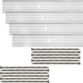 Dreamscape E-Z Edge Aluminum Landscape Edging - 4 Strips, 6ft Each (24ft Total), Mill Finish (Natural Aluminum) - Professional Quality Landscaping Border, Metal Divider for Lawn, Garden, Flowerbed