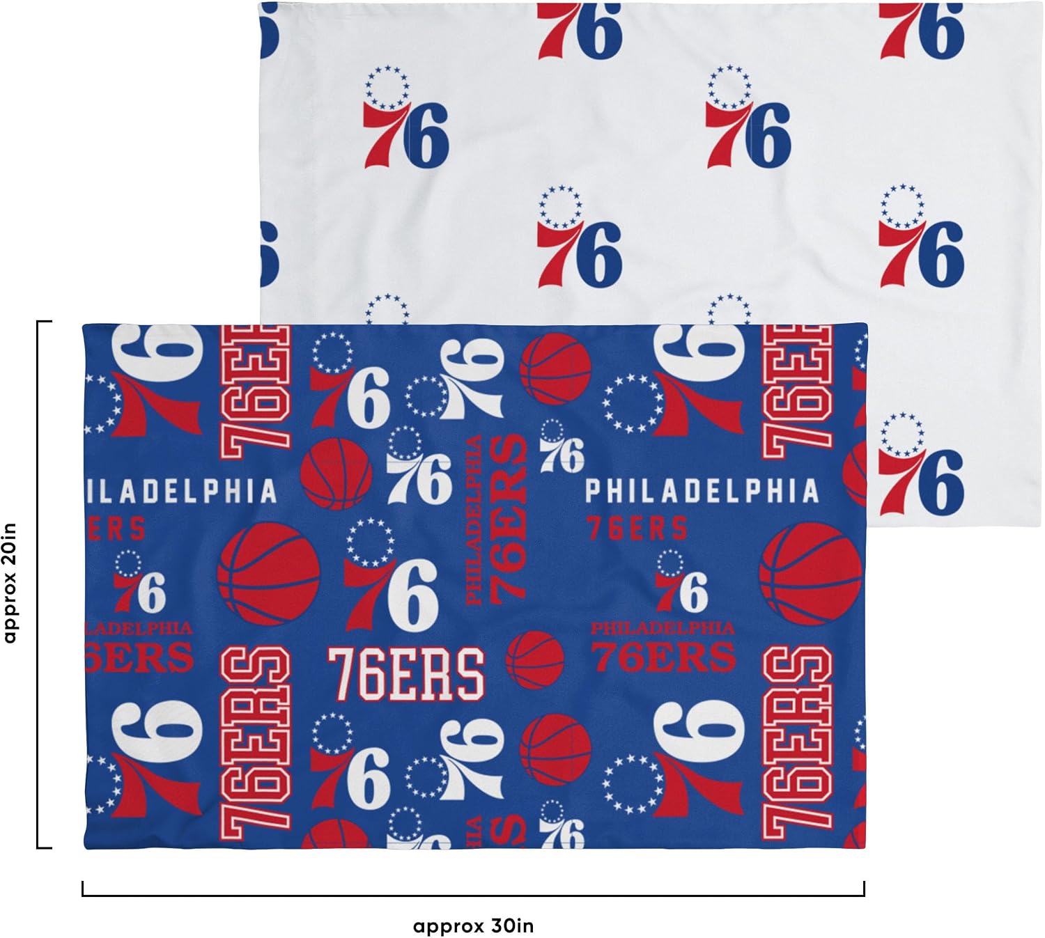 FOCO Unisex-Adult NBA Team Logo Bed in a Bag Comforter, Sheets, Pillow Cases Bedding 5-Piece Set