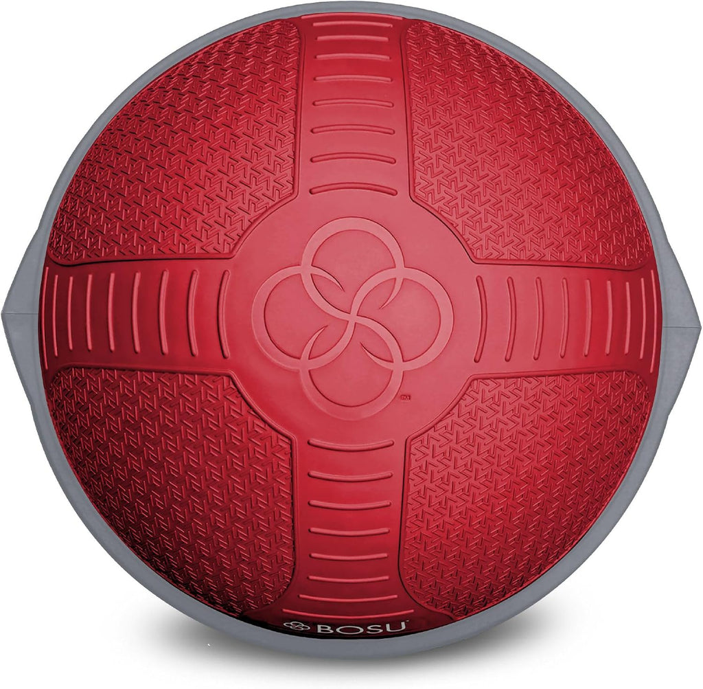 BOSU Nexgen Balance Trainer, Half-Ball Training Equipment, 65 cm Diameter, 300 lb Capacity - Burst-Resistant Stability Exercise Tool w/Non-Slip Base, Includes Hand Pump, Commercial-Grade