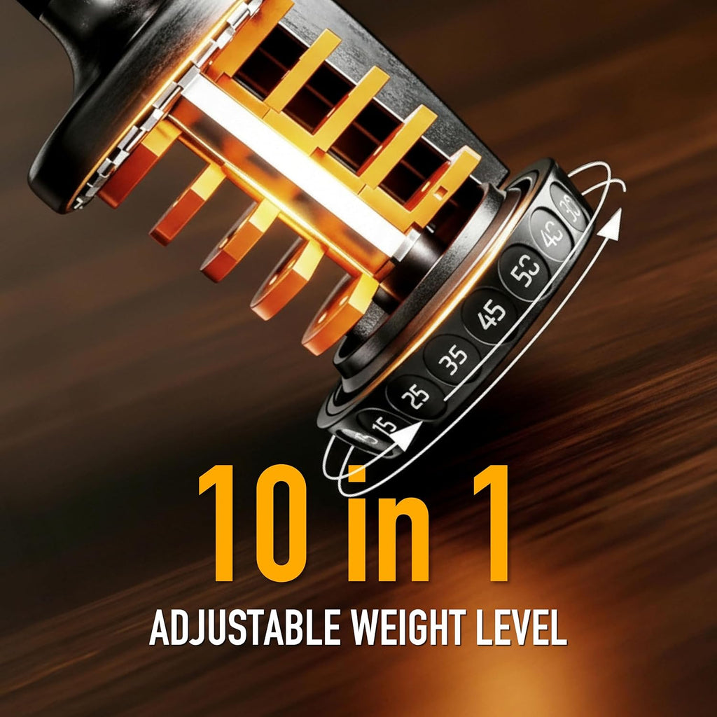 ATIVAFIT Adjustable Dumbbells Set of 2, 5–88LB Quick Adjust Free Weights with Double Safety Lock & Anti-Slip Steel Handle, Space Saving Home Gym Equipment for Full Body Strength Training