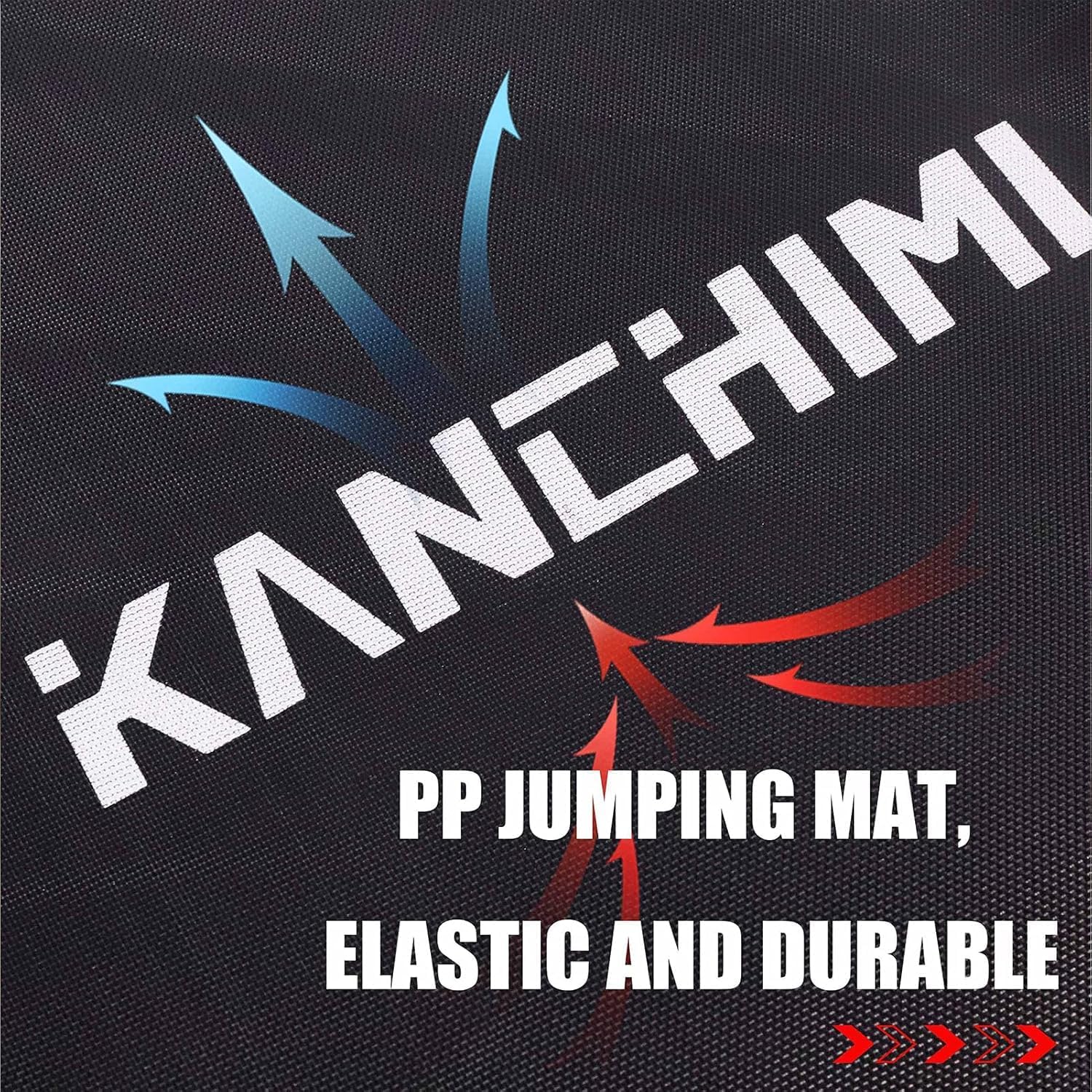 Kanchimi 40' 48' Folding Mini Fitness Indoor Exercise Workout Rebounder Trampoline with Handle, Max Load 330lbs