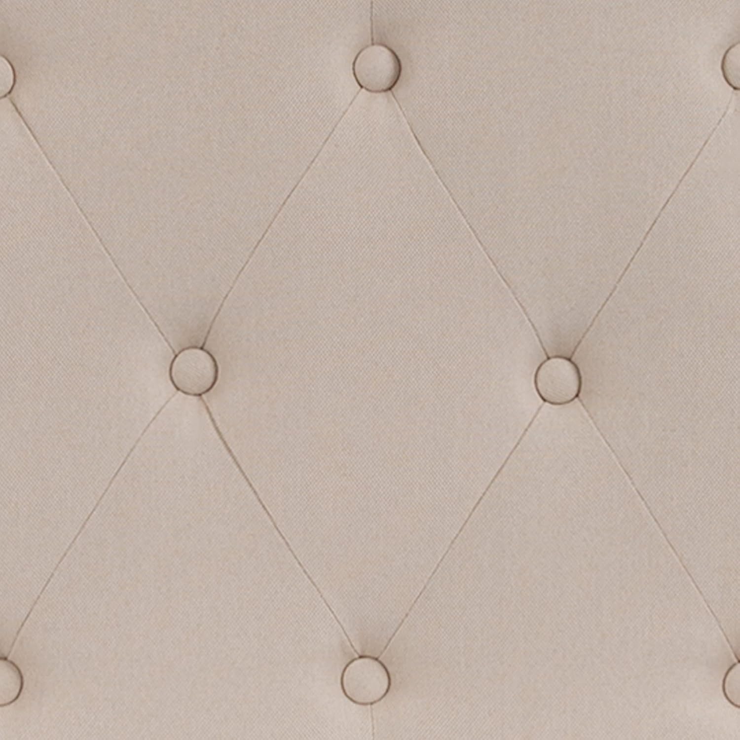 Flash Furniture Cambridge Button Tufted and Diamond Stitched Upholstered King Size Headboard in Beige Fabric