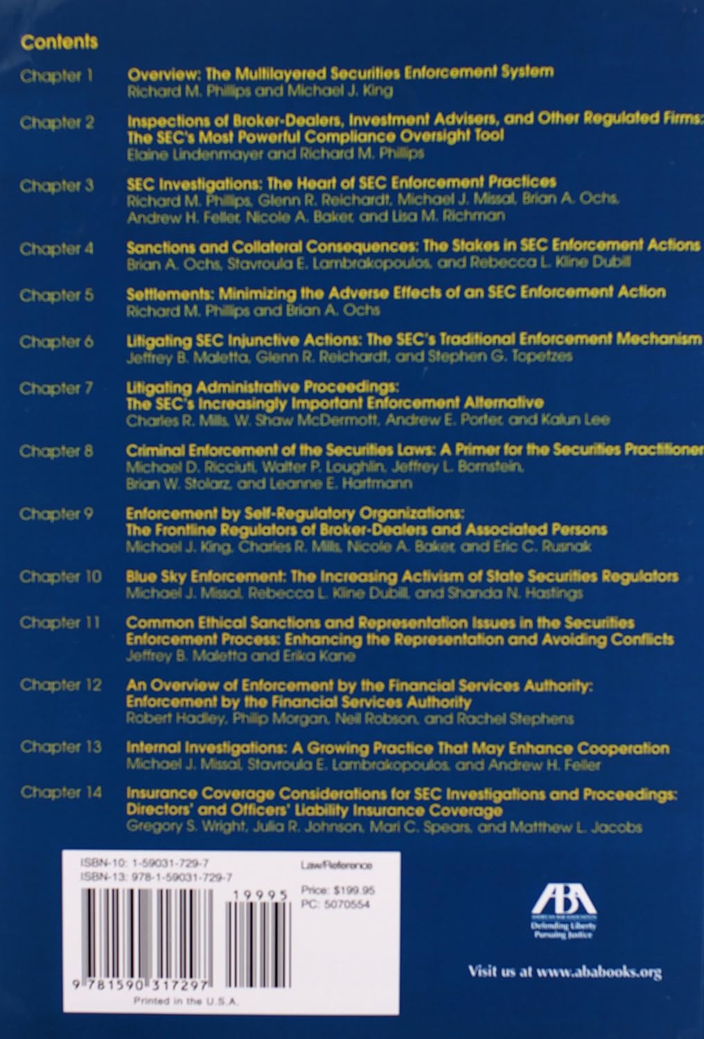 The Securities Enforcement Manual: Tactics and Strategies