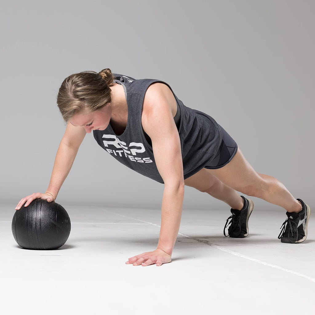 REP Weighted Slam Balls | Exercise and Fitness Balls for Strength Training, Soft Rubber Grip, Non-Bounce Medicine Ball | Cross Fit, Home Gym, Fitness, and Core Workouts