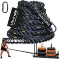 Weight Sled Rope Workout Sled Pulling Ropes, Sleds Push Gym Equipment Weight Sleds Pull Rope for Training Tire Pulling Workout Fitness Resistance Football Exercise Equipment for Men Women