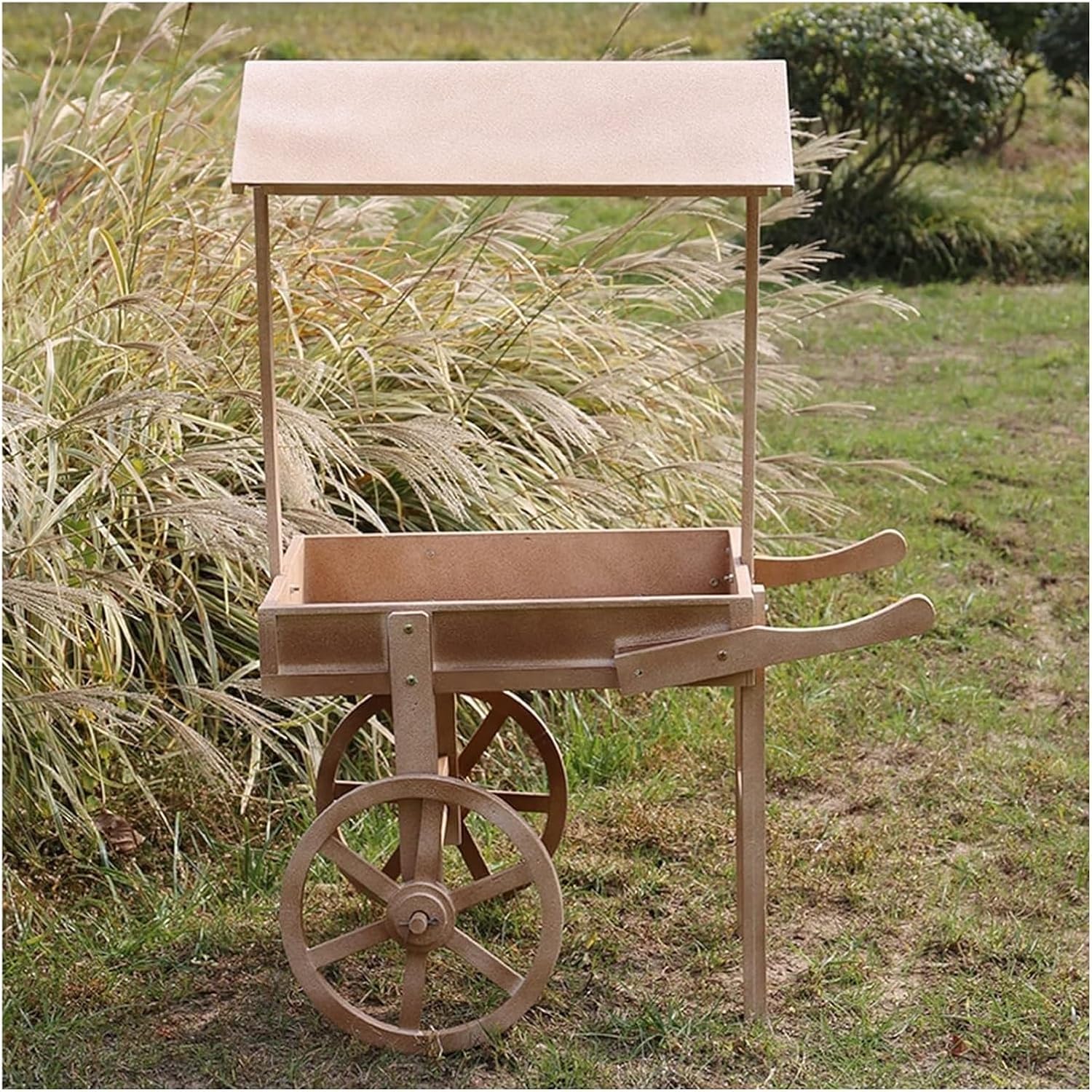 Potting Bench Table,Garden Potting Table, Outdoor Wooden Garden Potting Bench Decorate Plant Gardening Garden Work Bench Open Shelf for Flower Shop Courtyard Coffee Shop Display Stand