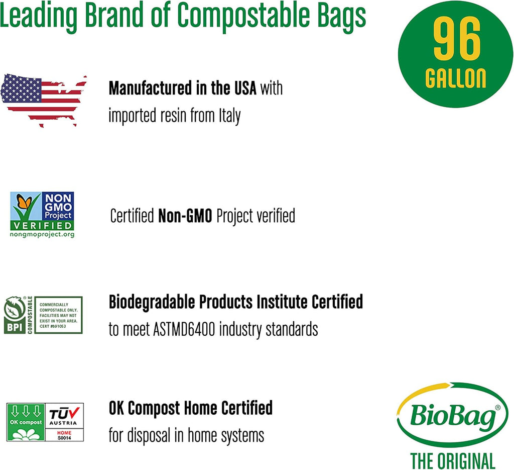 BioBag RegSHOP Certified Compostable Shopping Bags