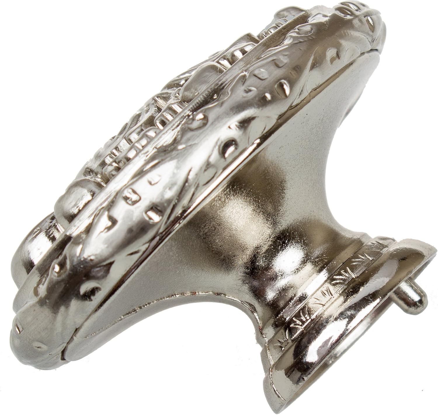 GlideRite Hardware 5710-SN-50 Old World Ornate Oval Cabinet Knobs, 50 Pack, 2', Satin Nickel