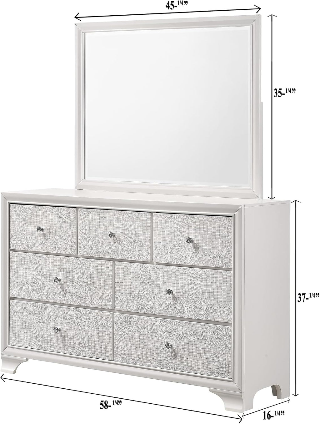 Modern Crisp White Textured Finish Tufted Headboard Integrated LED Lighting Full Size 3pc Bed Set Bedroom Furniture