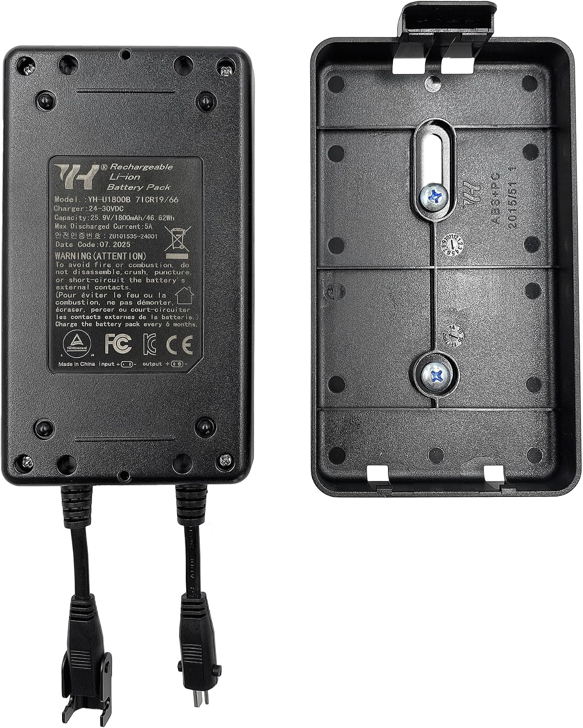 Power Recliner Limoss Wireless Rechargeable Akku Battery Pack Model YH-U1800B Kits with Wall Power Supply and Y Power Cable