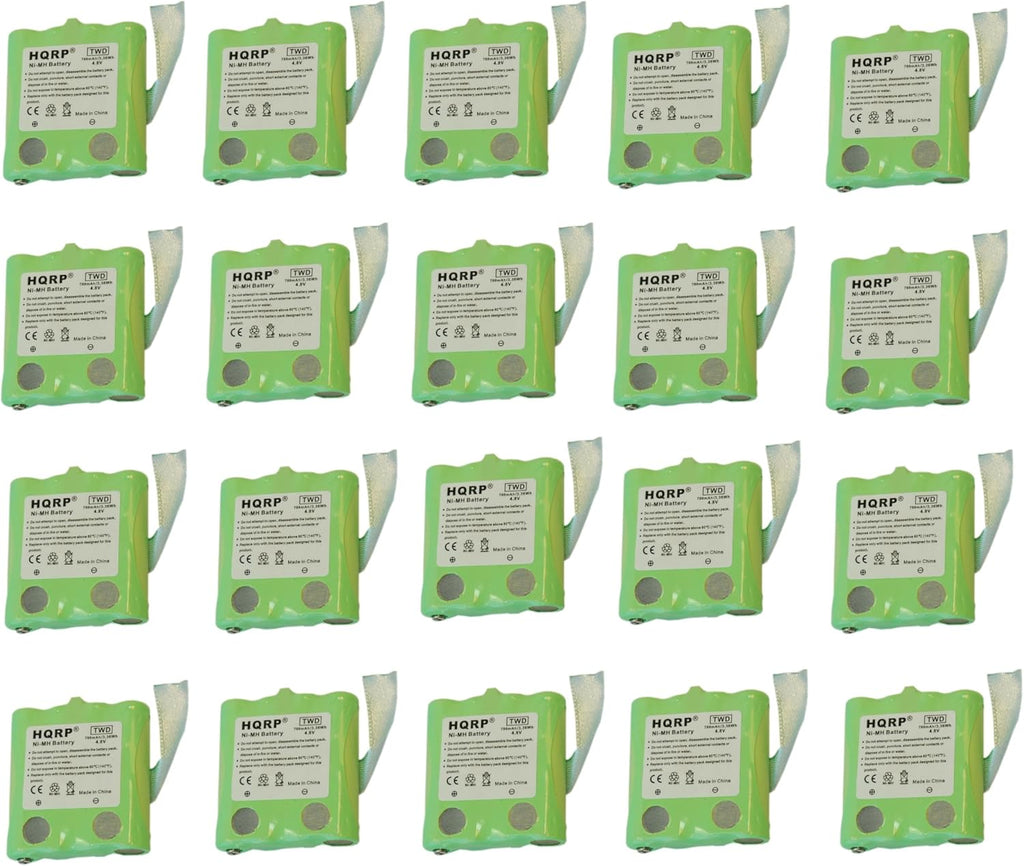 HQRP 20-Pack Battery Pack for UNIDEN BP-38 BP-40 GMR1438-2 GMR1438-2CK GMR2872-2CK GMR1558 GMR1558-2ck GMR1588 GMR1588-2ck Two-Way Radio