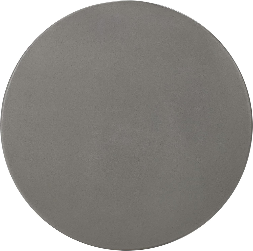SAFAVIEH Outdoor Collection Vikki Modern Dark Grey Concrete Accent Table (Fully Assembled) VNN1040A