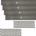 Dreamscape E-Z Edge Aluminum Landscape Edging - 4 Strips, 6ft Each (24ft Total), Bronze Painted - Professional Quality Landscaping Border, Metal Divider for Lawn, Garden, Flowerbed