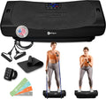 Lifepro 4D Vibration Plate Exercise Machine — Triple Motor, 7 Presets, 60 Speeds Rumblex Plus/Pro Vibrating Platform with Wrist Remote — Whole Body Shaker Vibration Plate for Lymphatic Drainage