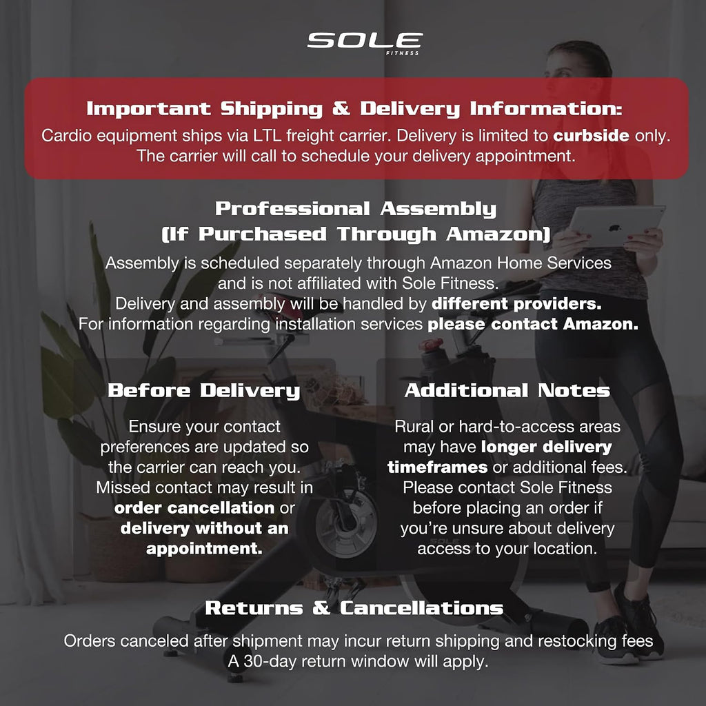 SOLE Fitness Elliptical Exercise Machines, Models E25, E35, E95, E95S, E98, Elliptical Machines for Home Use, Home Exercise Equipment for Cardio Training, Work from Home Fitness Stepper Machine