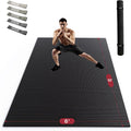 HAPBEAR Large Exercise Mat-7'x5'/6'x8'/6'x9'/6'x10'/6'x12'x8mm(1/3'),Non-Slip, Ultra Durable, Thick Workout Mat for Home Gym Flooring Cardio, Yoga for Fitness, High-Density, Shoes-Friendly