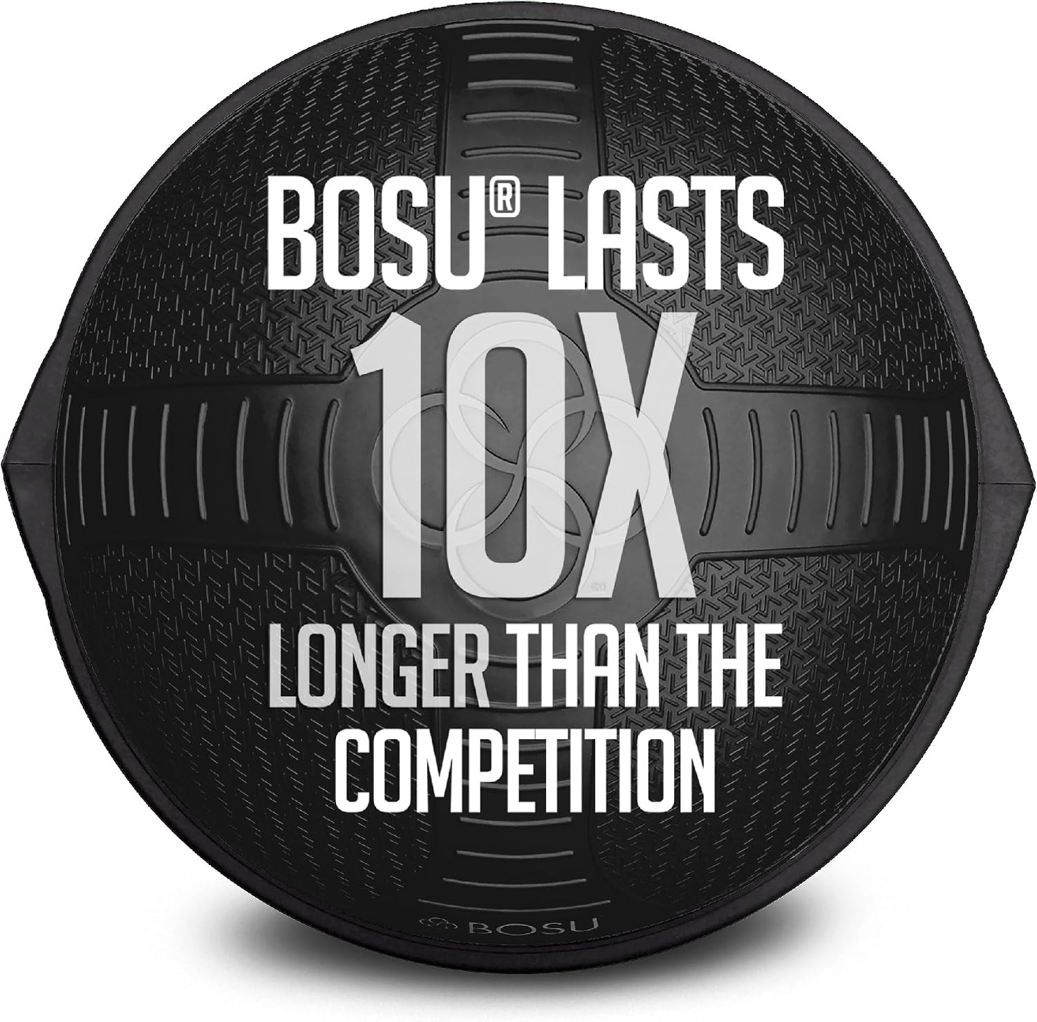 BOSU Nexgen Balance Trainer, Half-Ball Training Equipment, 65 cm Diameter, 300 lb Capacity - Burst-Resistant Stability Exercise Tool w/Non-Slip Base, Includes Hand Pump, Commercial-Grade