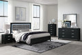 Black 5PC King Bedroom Set