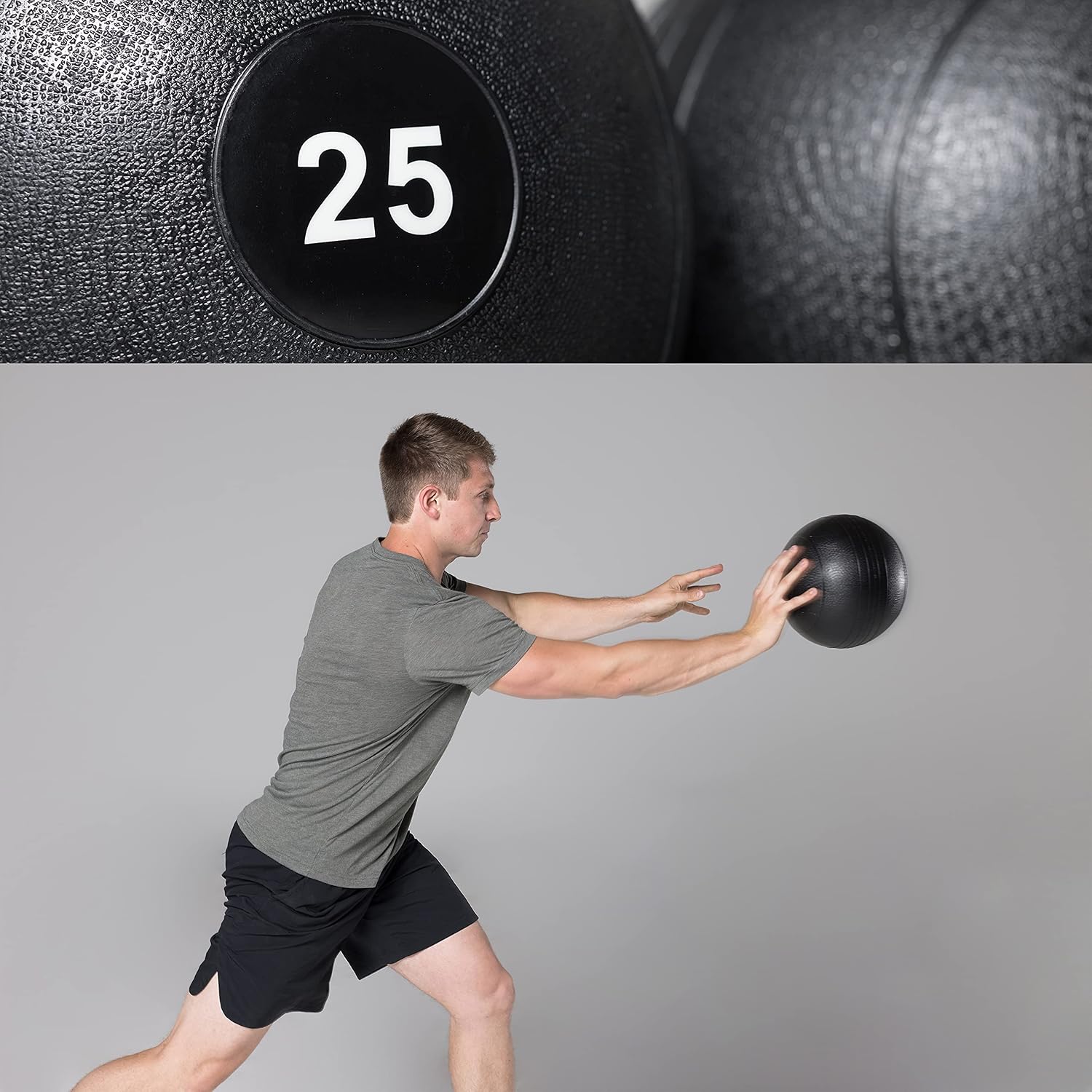 REP Weighted Slam Balls | Exercise and Fitness Balls for Strength Training, Soft Rubber Grip, Non-Bounce Medicine Ball | Cross Fit, Home Gym, Fitness, and Core Workouts