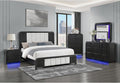 Black and White 5PC King Bedroom Set