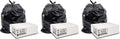 Heavy Duty 33 Gallon Trash Bags (Huge 100 Ct. /w Flap Ties) - 2 MIL equiv. Thick Gauge Large Black Plastic Garbage Liners for Kitchen,Yard,Brute/Rubbermaid(1 Pallet of 100 Cases, 10000 Bags Total)