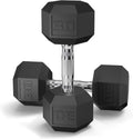 Premium Black Coated Hex Dumbbell Free Weights for Fitness Training Exercise Cast Iron PVC Coated