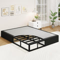 Awesofurni King Box Spring, 10 Inch High Profile King Size Box Spring Only, Black 3000 lbs Heavy Duty Metal Frame Mattress Foundation with Fabric Cover, Easy Assembly-Noise Free