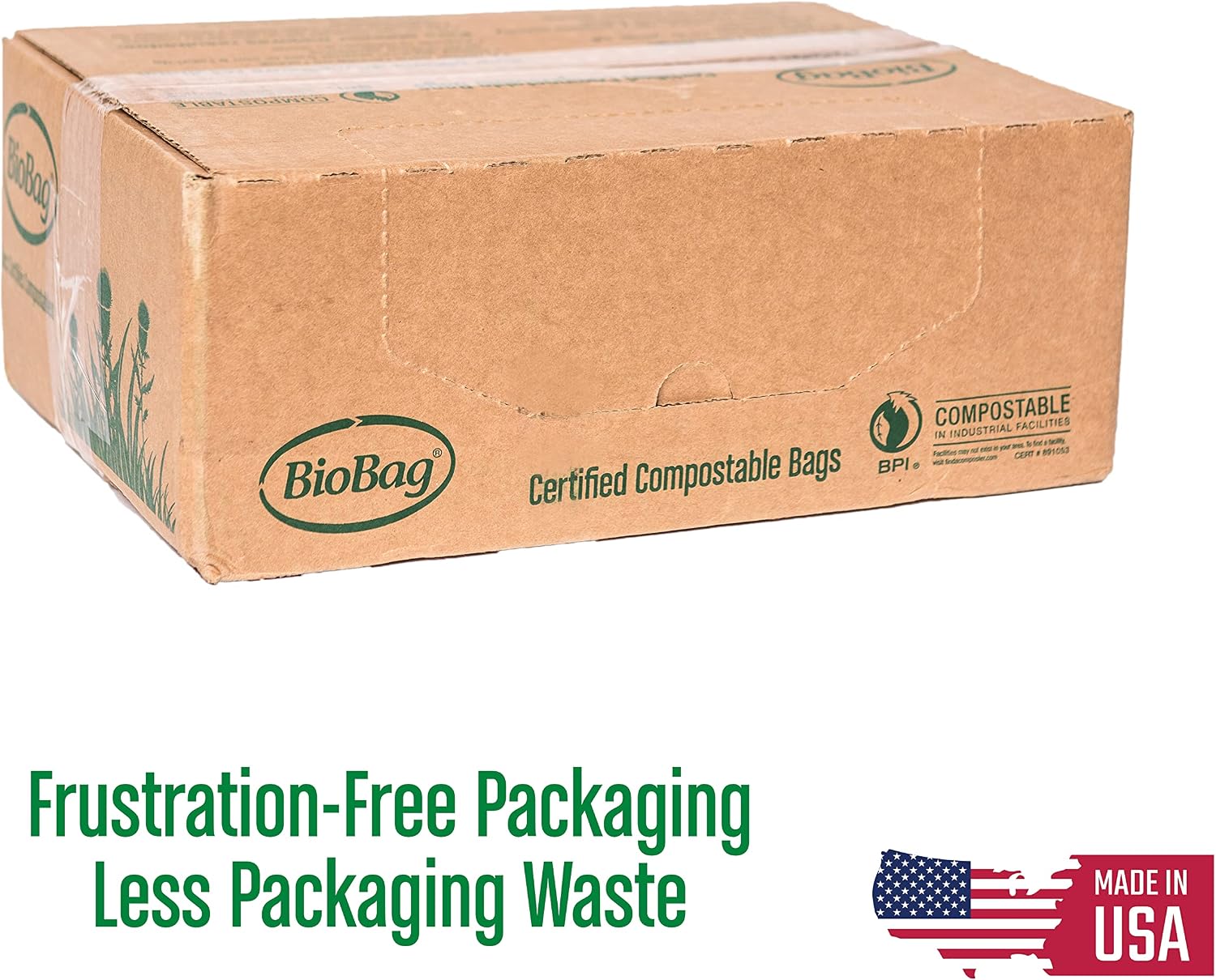 BioBag RegSHOP Certified Compostable Shopping Bags