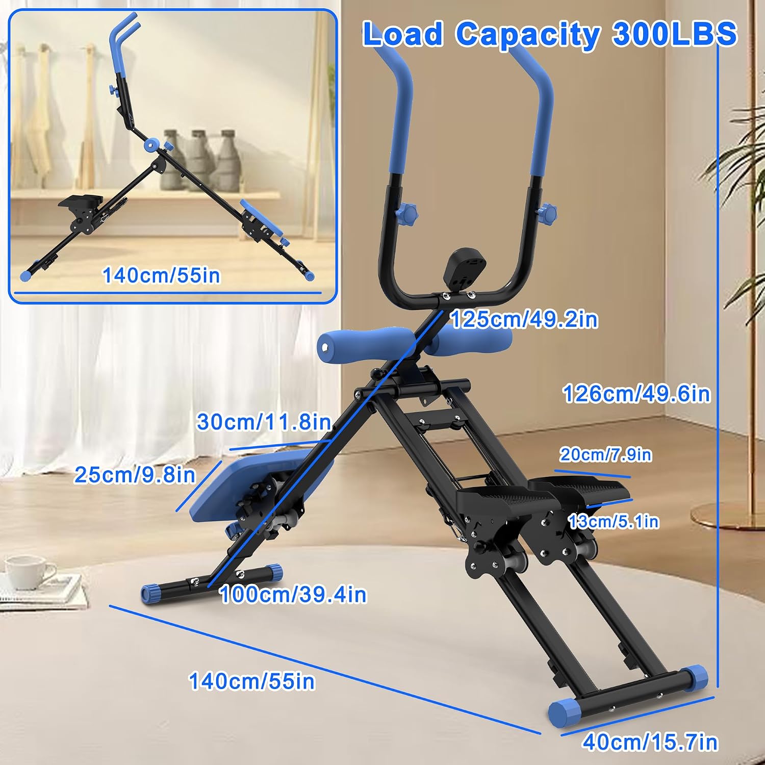 KINMAC 2 in 1 Stair Stepper & Ab Workout Machine - Multi-Function Trainer-Upgrade High-Efficiency Stairmaster & Ab Trainer Machine Full-Body Exercise Equipment for Home Gym Exercise