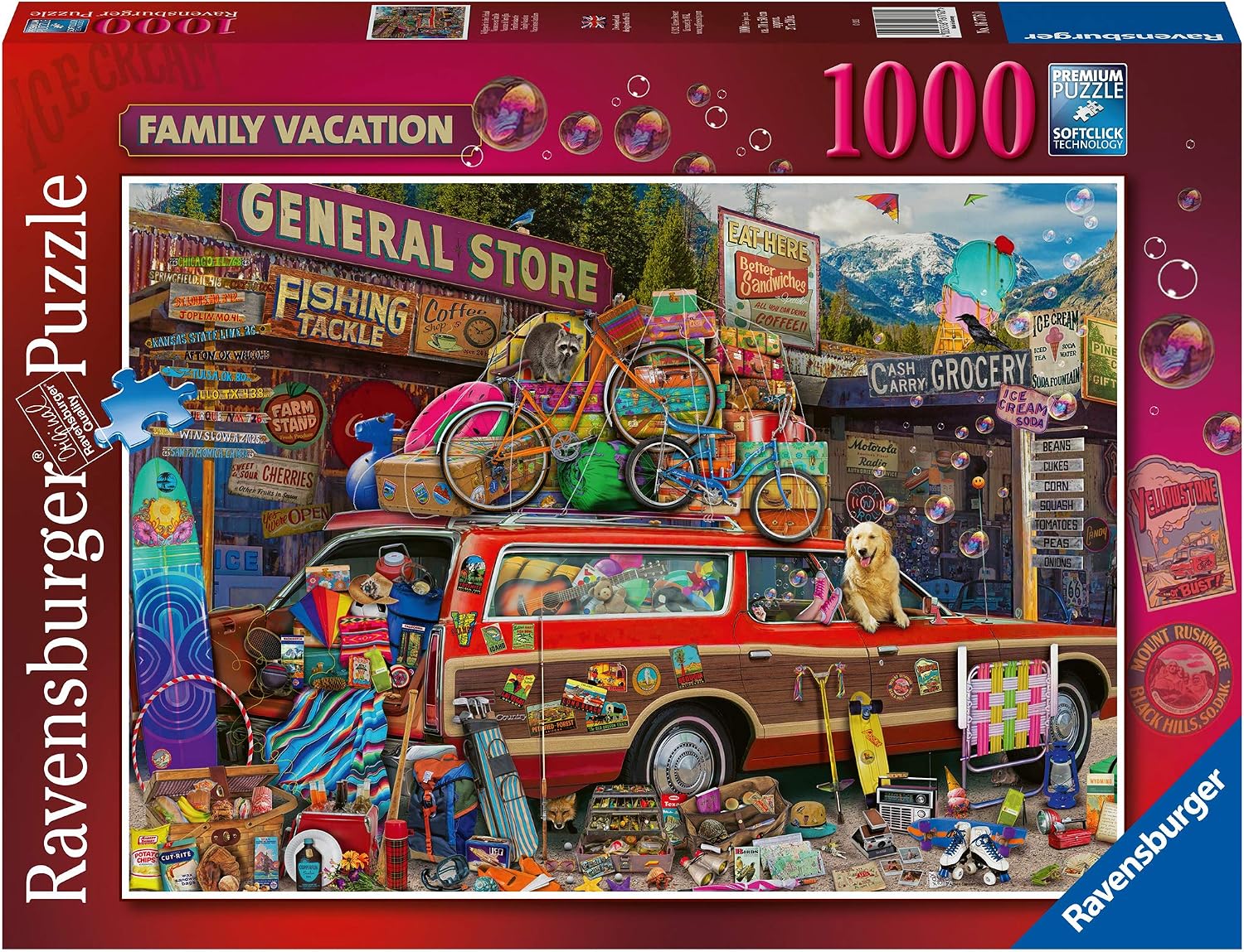 Ravensburger Aimee Stewart Family Vacation 1000 Piece Jigsaw Puzzle for Adults & Kids Age 12 Years Up