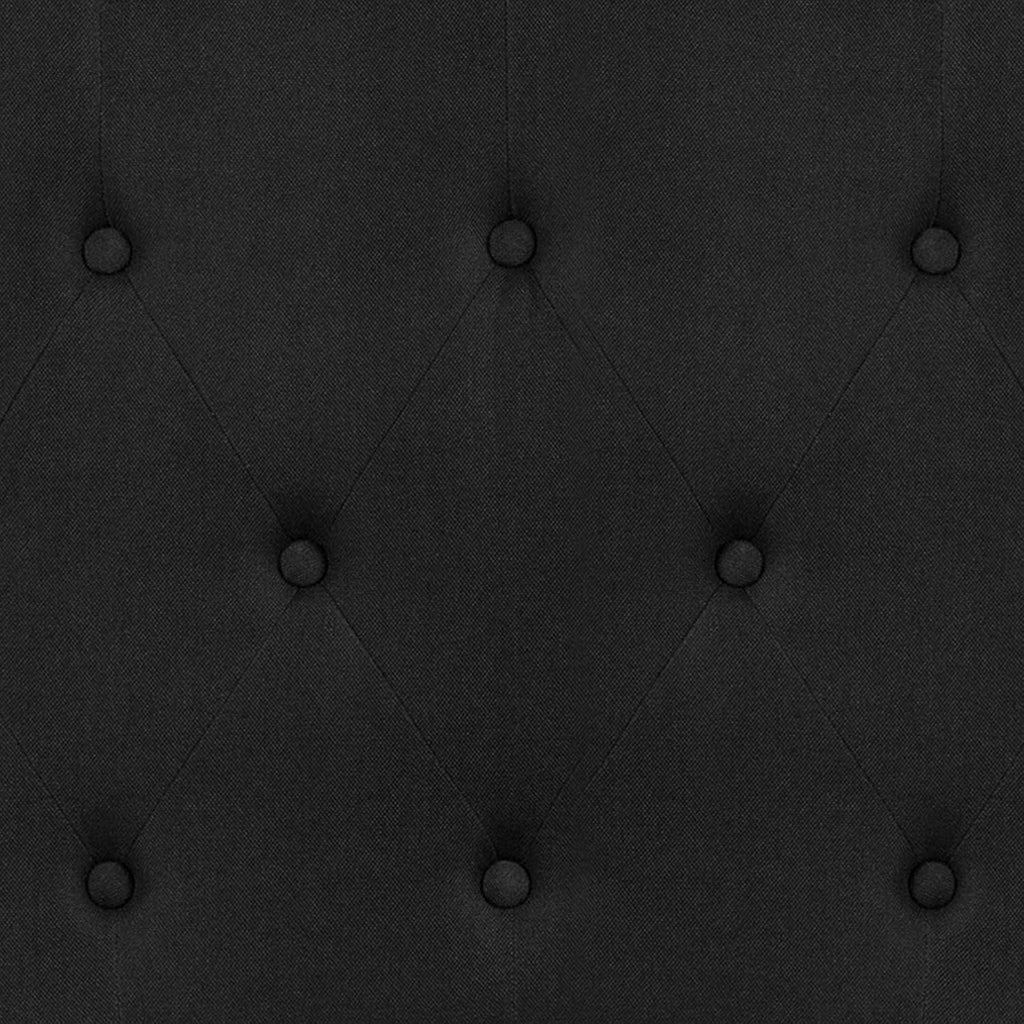 Flash Furniture Cambridge Tufted Upholstered Full Size Headboard in Black Fabric