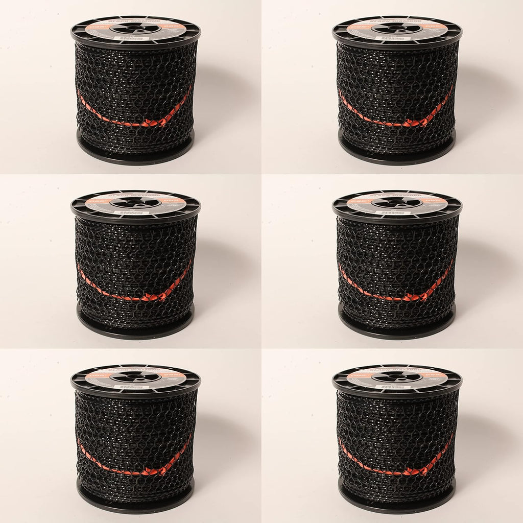 Echo 6 PK 330095073 .095' Black Diamond Trimmer Line Spool 885' Square Twisted