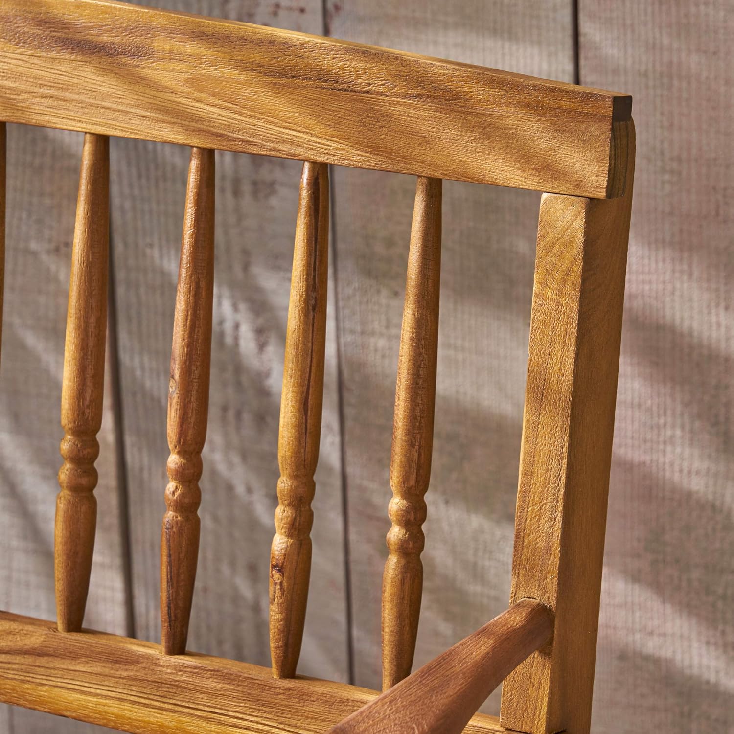 Great Deal Furniture Christopher Knight Home Cody Outdoor Acacia Wood Bench with Shelf, Teak Finish