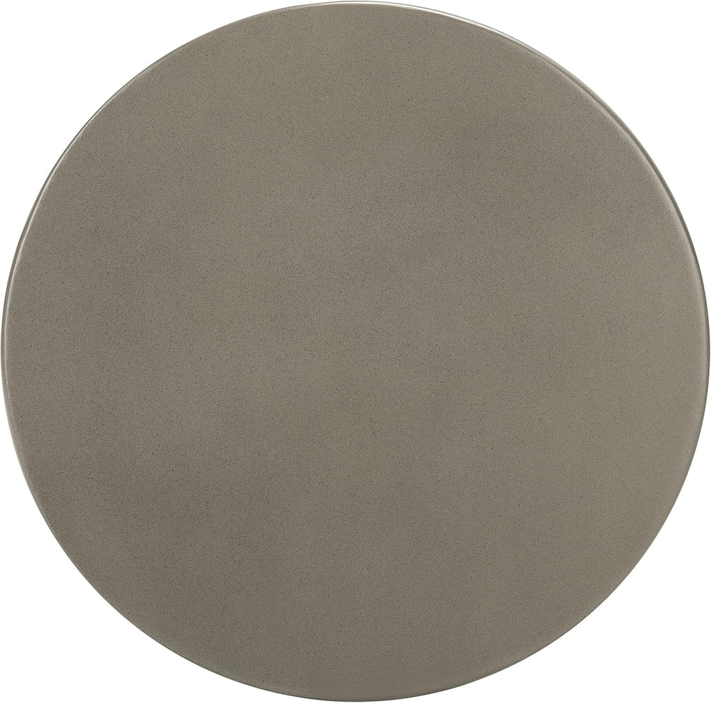 SAFAVIEH Outdoor Collection Kavita Modern Dark Grey Concrete Accent Table (Fully Assembled)