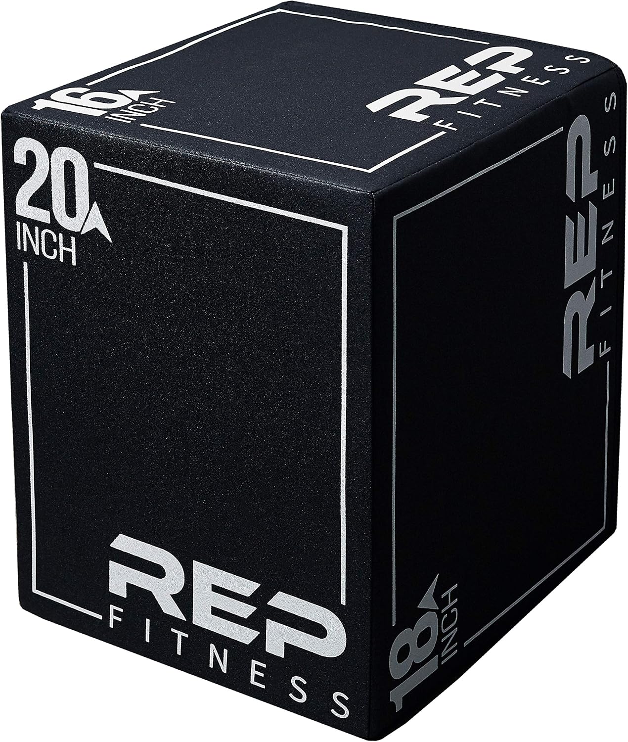REP Soft Plyo Box | 3-in-1 Foam Jump Box | 3 Size Options 16', 20', 24' | Plyometric Training Platform | Home Gym Equipment | Non-Slip Step Block | Adjustable Workout Box | CrossFit Jump Tool