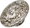 GlideRite Hardware 5710-SN-50 Old World Ornate Oval Cabinet Knobs, 50 Pack, 2', Satin Nickel