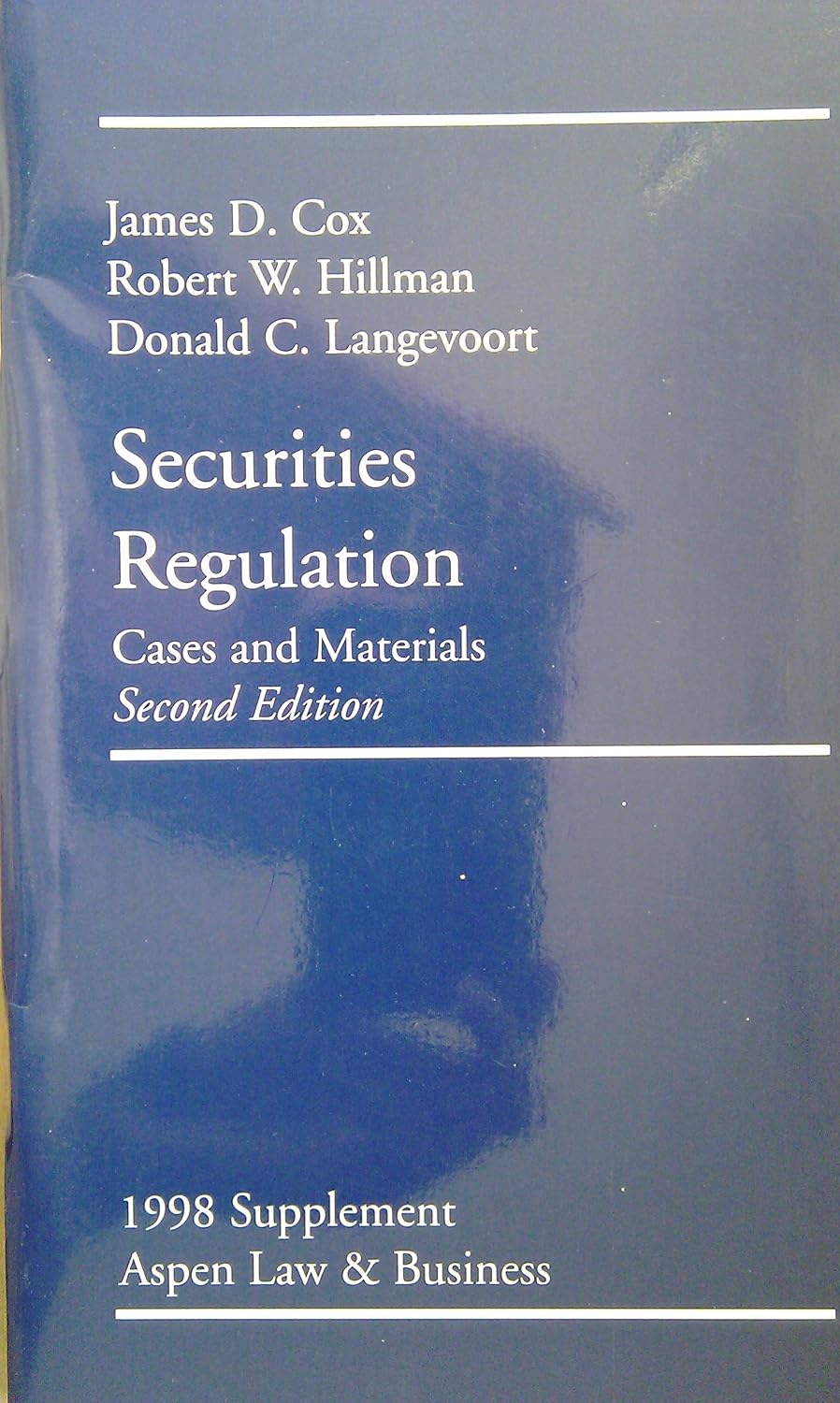 Securities Regulation 1998 Supplement
