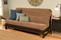 Kodiak Aspen Futon Set with Reclaim Mocha Finish, Marmont Mocha