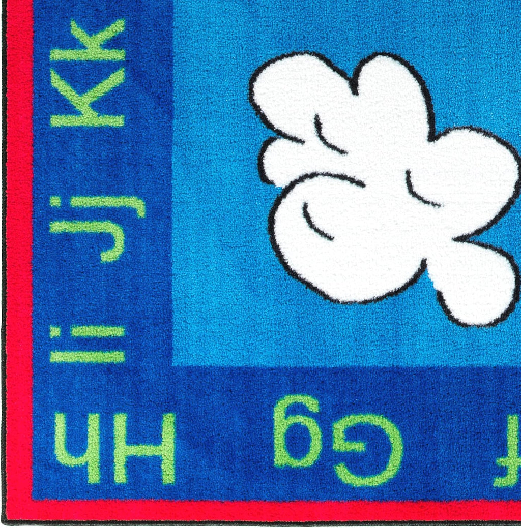 Flagship Carpets Fun with Music Colorful Musical Notes Classroom Educational Area Rug for Kids and Teachers, Durable Quality for Schools, Preschool, Daycare, Learning Centers, 5'10' x 8'4'