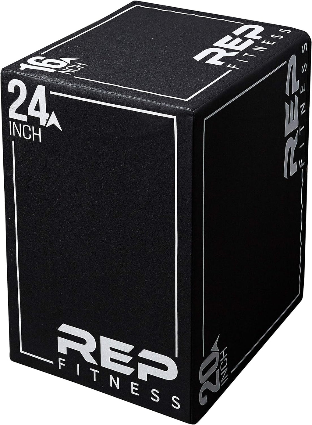 REP Soft Plyo Box | 3-in-1 Foam Jump Box | 3 Size Options 16', 20', 24' | Plyometric Training Platform | Home Gym Equipment | Non-Slip Step Block | Adjustable Workout Box | CrossFit Jump Tool