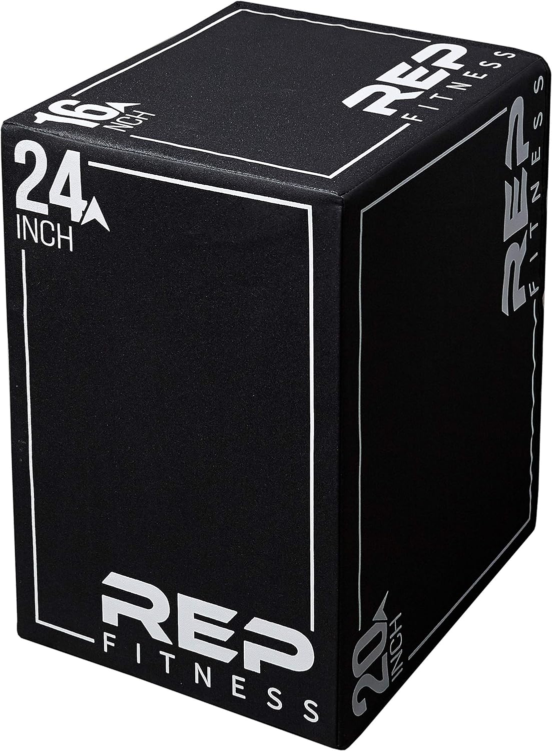 REP Soft Plyo Box | 3-in-1 Foam Jump Box | 3 Size Options 16', 20', 24' | Plyometric Training Platform | Home Gym Equipment | Non-Slip Step Block | Adjustable Workout Box | CrossFit Jump Tool