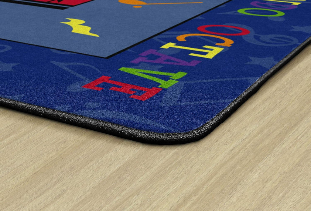 Flagship Carpets Fun with Music Colorful Musical Notes Classroom Educational Area Rug for Kids and Teachers, Durable Quality for Schools, Preschool, Daycare, Learning Centers, 10'6' x 13'2'
