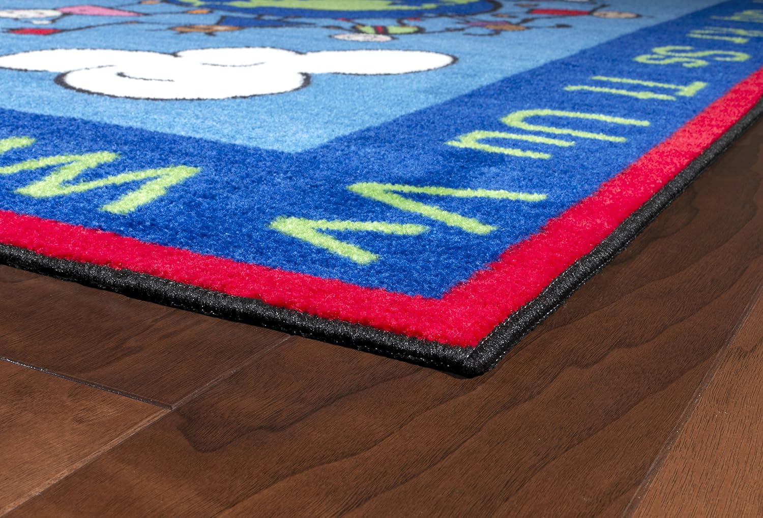 Flagship Carpets Fun with Music Colorful Musical Notes Classroom Educational Area Rug for Kids and Teachers, Durable Quality for Schools, Preschool, Daycare, Learning Centers, 5'10' x 8'4'