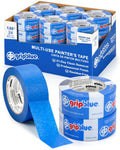 Blue Painters Tape 2 Inch Wide, Bulk - 24 Rolls Masking Tape, 'Professional-Grade' - Yields Exact Lines on Walls & Trim, Multi-Surface, Residue-Free, Easy Removal –Indoor & Outdoor Use, 1.88in x 60yds